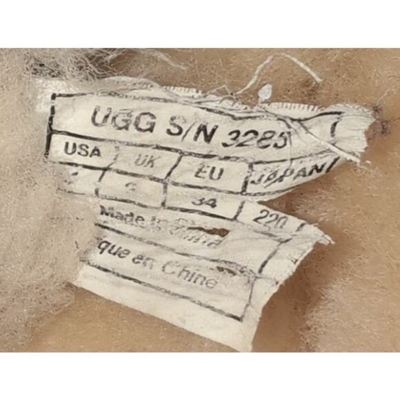 UGG Australia Sophy Leather Boots Girls US Size 4 Brown Chestnut Winter Fall - Picture 11 of 11